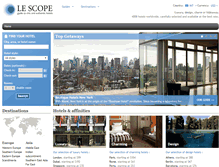 Tablet Screenshot of lescope.com